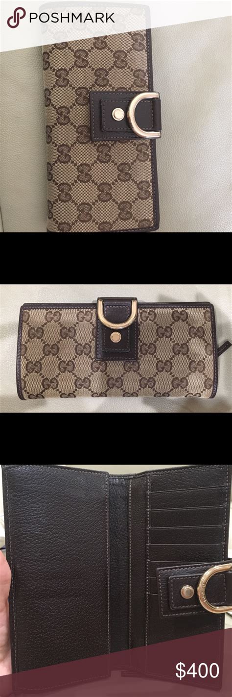 gucci soho long wallet|checkered Gucci wallet.